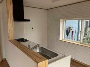 八戸市大字湊町、中古一戸建てのキッチン画像です