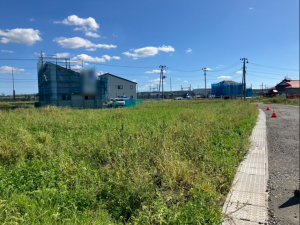 八戸市大字尻内町、土地の外観画像です