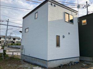 八戸市長根、新築一戸建ての外観画像です