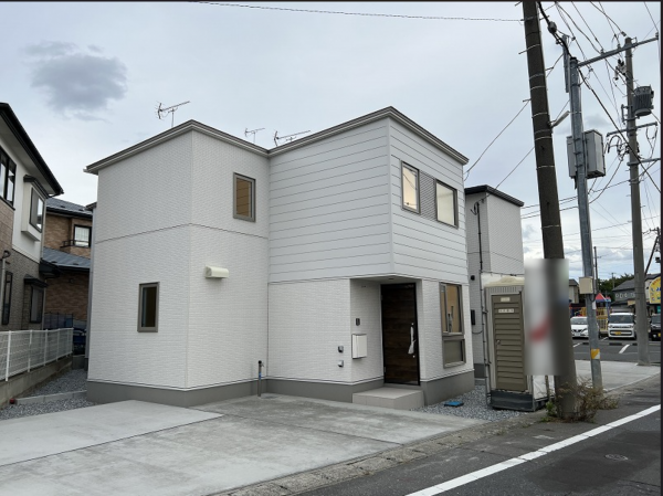 八戸市白銀、新築一戸建ての外観画像です