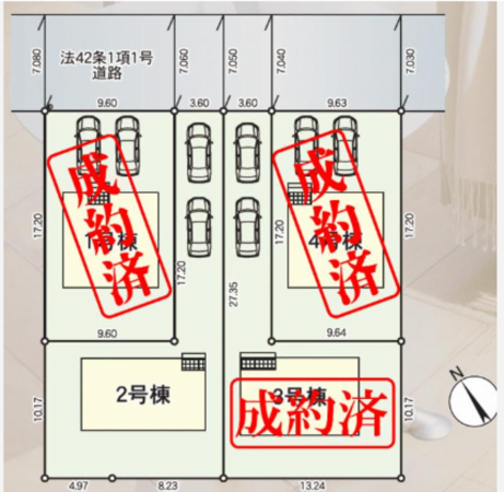 八戸市諏訪、新築一戸建ての地図画像です