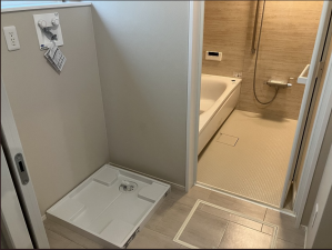 八戸市一番町、中古一戸建ての洗面画像です