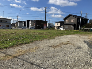 八戸市大字新井田、土地の外観画像です