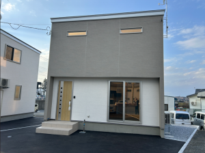 八戸市長根、新築一戸建ての外観画像です