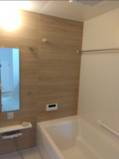 八戸市長根、新築一戸建ての風呂画像です