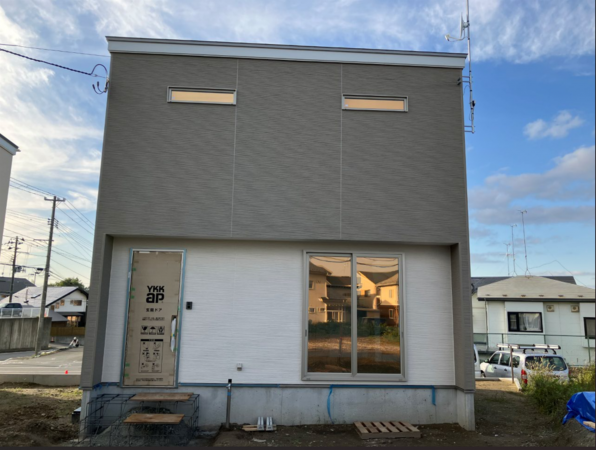 八戸市長根、新築一戸建ての外観画像です