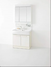 八戸市柏崎、中古一戸建ての洗面画像です