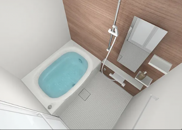 八戸市柏崎、中古一戸建ての風呂画像です