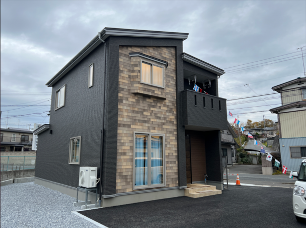 八戸市大字新井田、新築一戸建ての外観画像です