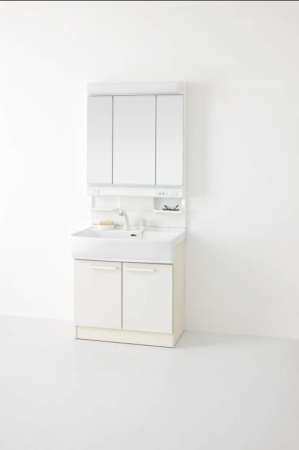 八戸市大字妙、中古一戸建ての洗面画像です