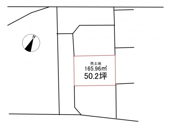 八戸市大字河原木、土地の間取り画像です