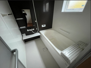 八戸市大字河原木、新築一戸建ての風呂画像です