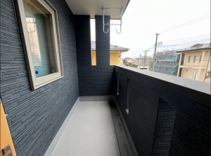 八戸市大字河原木、新築一戸建てのバルコニー画像です