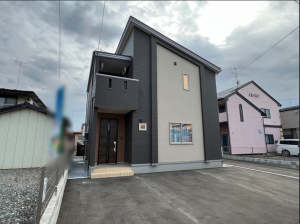 八戸市諏訪、新築一戸建ての外観画像です