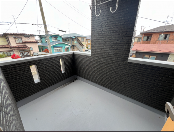 八戸市諏訪、新築一戸建てのバルコニー画像です