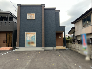 八戸市多賀台、新築一戸建ての外観画像です