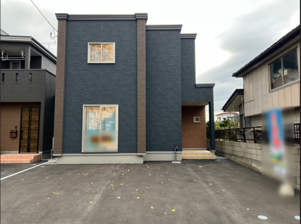 八戸市多賀台、新築一戸建ての外観画像です