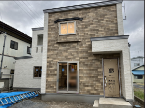 八戸市沼館、新築一戸建ての外観画像です