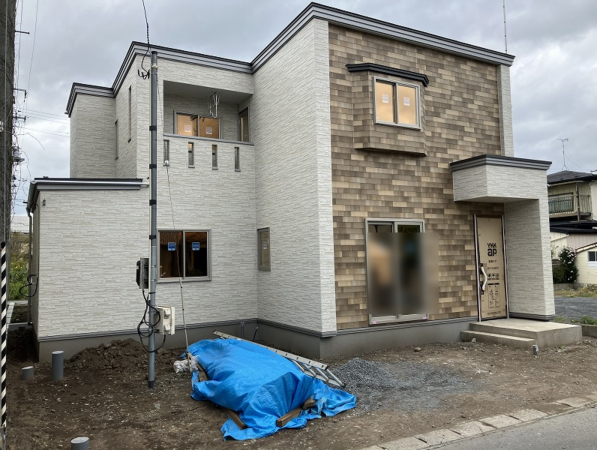 八戸市沼館、新築一戸建ての外観画像です