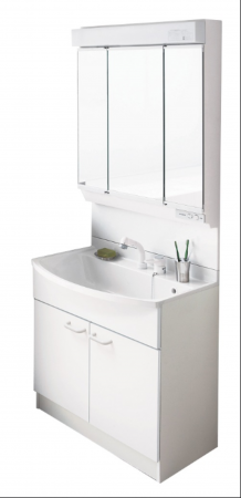 八戸市下長、中古一戸建ての洗面画像です