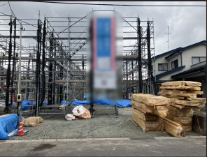 八戸市江陽、新築一戸建ての外観画像です