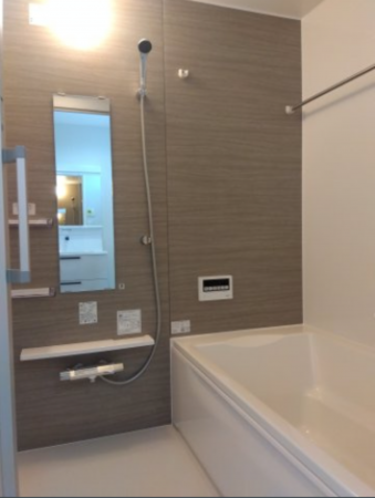 三沢市南町、新築一戸建ての風呂画像です