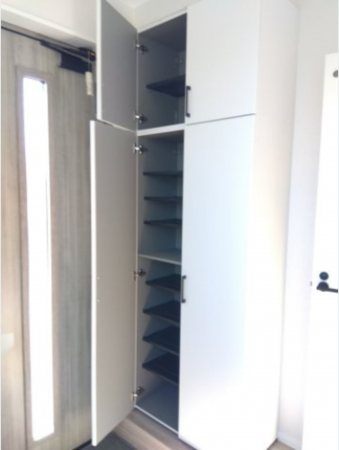 三沢市南町、新築一戸建ての収納画像です