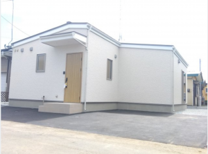 三沢市南町、新築一戸建ての外観画像です