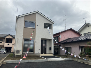 十和田市穂並町、新築一戸建ての外観画像です