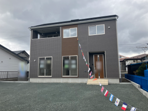 十和田市東十四番町、新築一戸建ての外観画像です