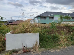 八戸市東白山台、土地の外観画像です