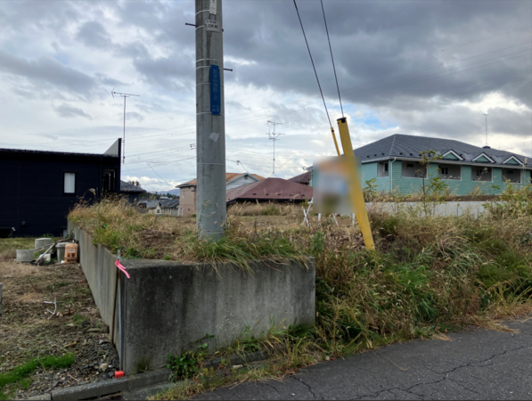 八戸市東白山台、土地の外観画像です