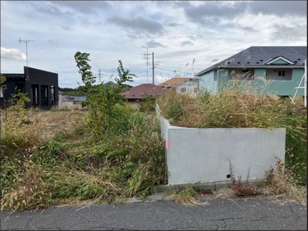 八戸市東白山台、土地の外観画像です