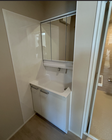 八戸市類家、中古一戸建ての洗面画像です