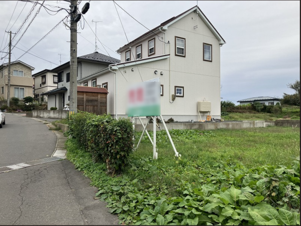 八戸市大字新井田、土地の外観画像です