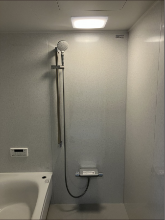 八戸市多賀台、中古一戸建ての風呂画像です