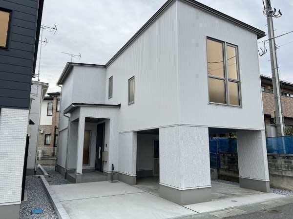 八戸市白銀、新築一戸建ての外観画像です
