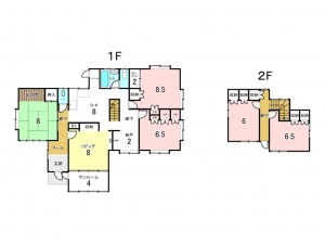 八戸市大字河原木、土地の間取り画像です