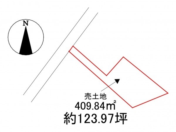 八戸市大字河原木、土地の間取り画像です