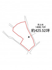 八戸市大字田面木、土地の間取り画像です