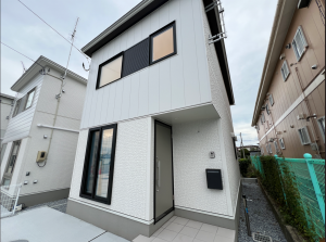 八戸市大字大久保、新築一戸建ての外観画像です