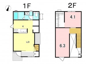 八戸市長者、新築一戸建ての間取り画像です
