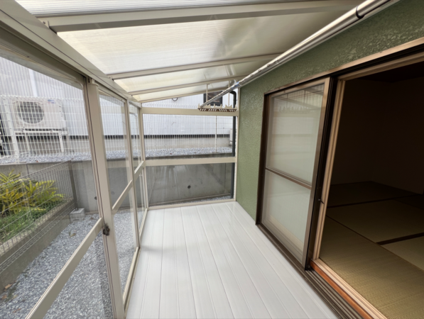 八戸市大字湊町、中古一戸建てのバルコニー画像です