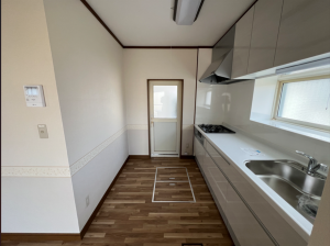 八戸市大字糠塚、中古一戸建てのキッチン画像です