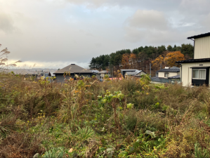 八戸市大字根城、土地の外観画像です