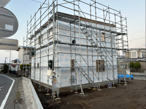 八戸市旭ケ丘、新築一戸建ての外観画像です