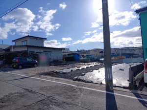 八戸市鮫町、土地の外観画像です
