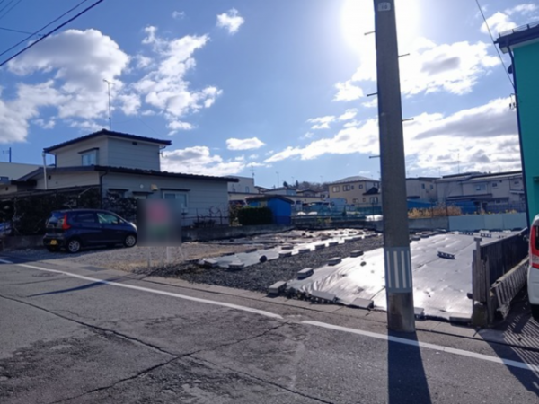 八戸市鮫町、土地の外観画像です