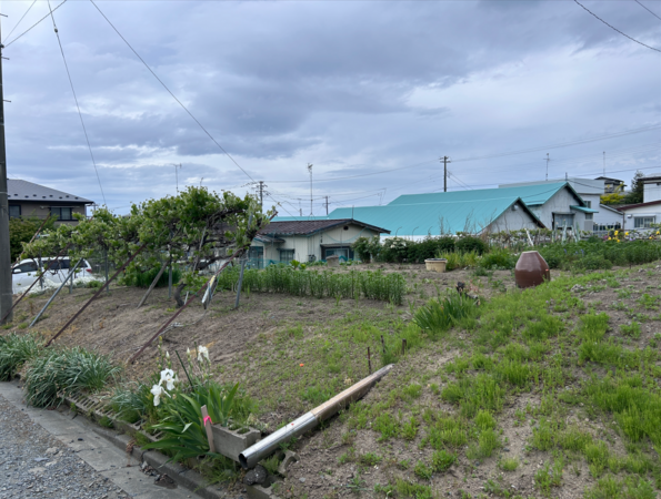 八戸市鮫町、土地の外観画像です
