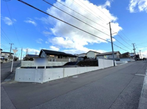 八戸市根城、土地の外観画像です